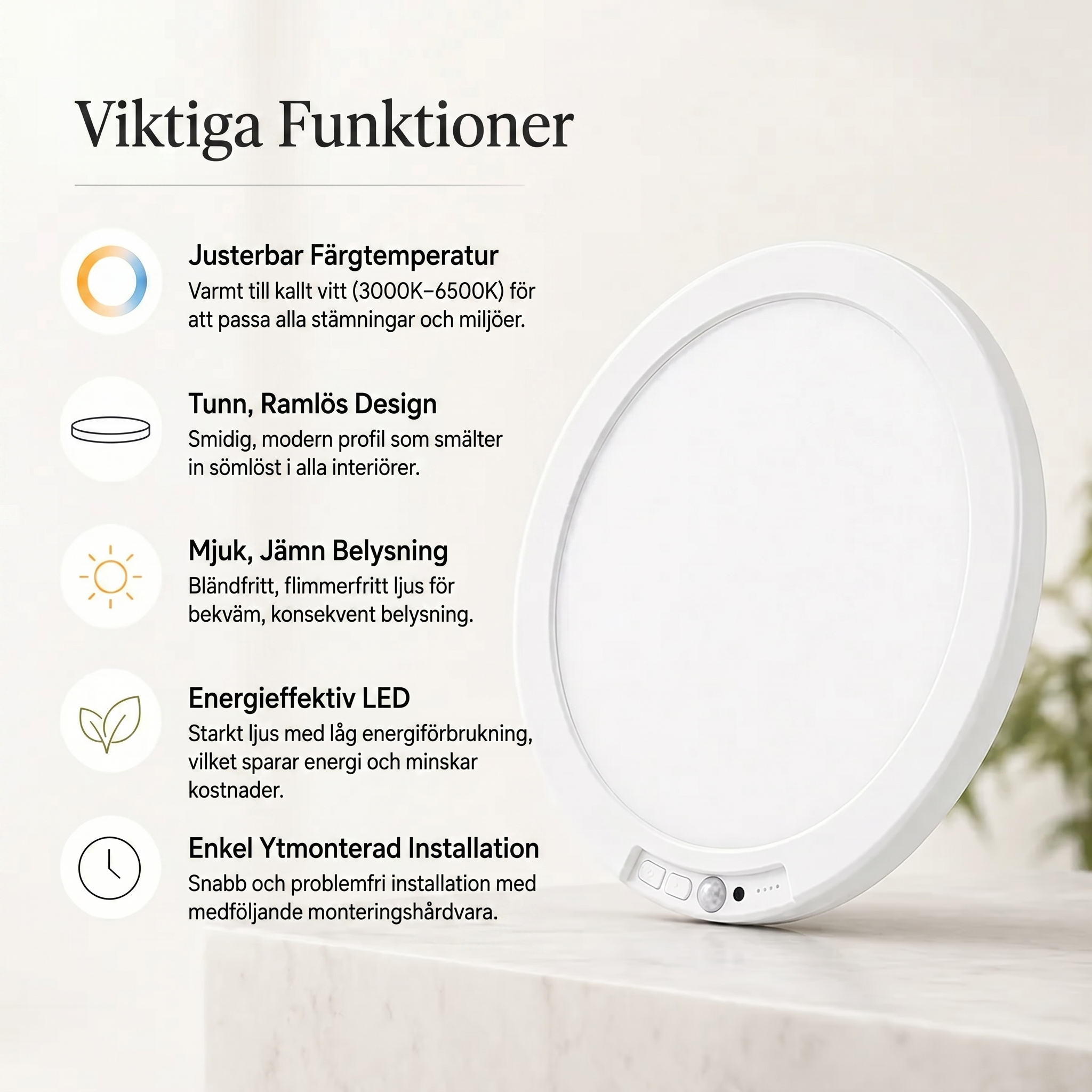 Olara Home® Taklampa